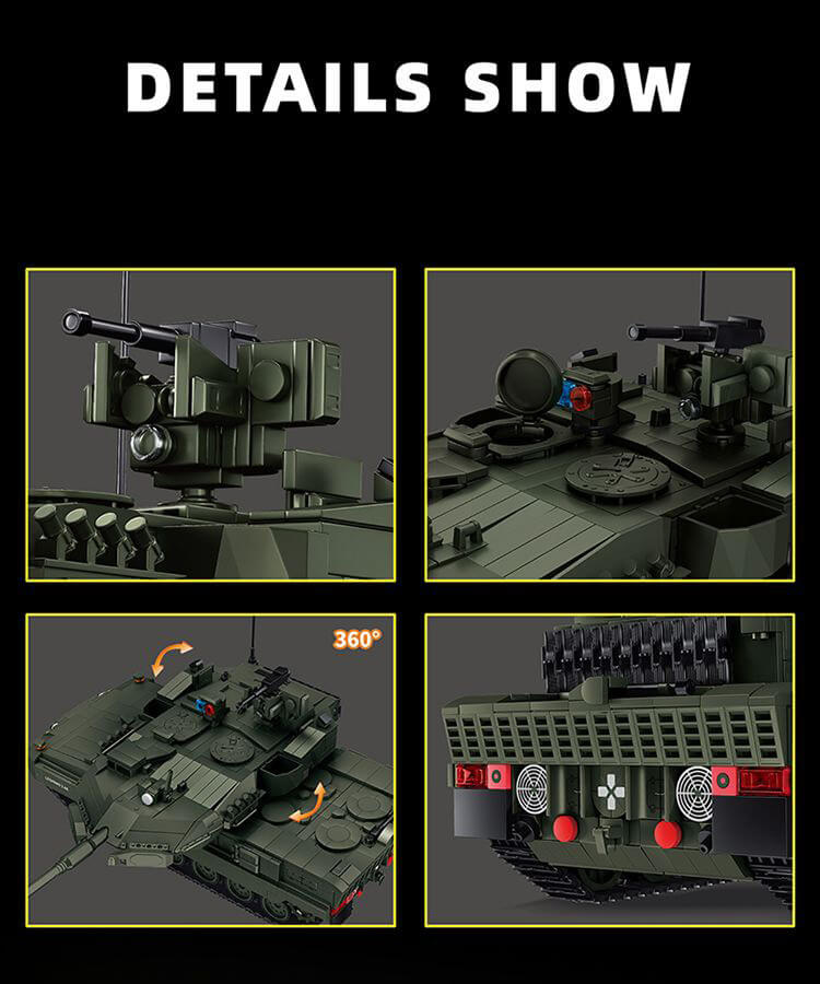 12GO 96012 LEOPARD 2A8 RC Tank Toy