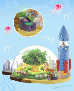 SpongeBob Sandy Cheeks Treedome,stop motion building sets 4 SpongeBob Sandy Cheeks Treedome,stop motion building sets