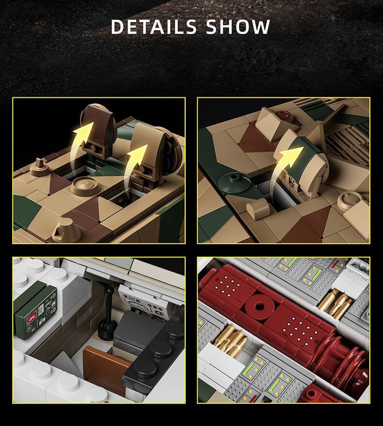 Panzer VIII Maus Tank building block toys