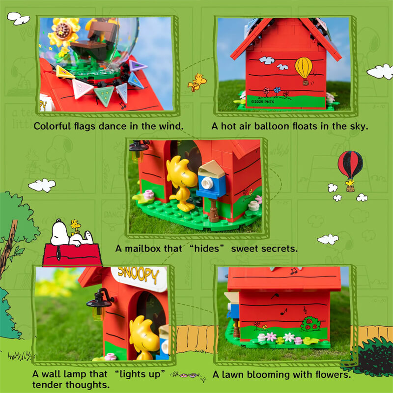 Snoopy Red House building block toy, Pantasy 86918 4 Snoopy Red House building block toy, Pantasy 86918