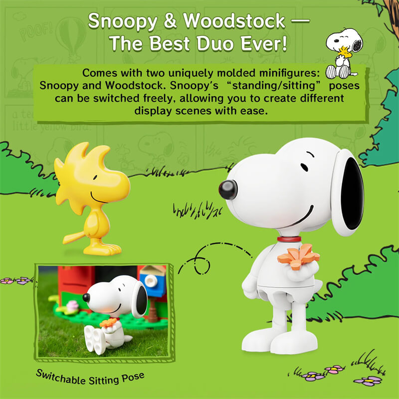 Snoopy Red House building block toy, Pantasy 86918 5 Snoopy Red House building block toy, Pantasy 86918
