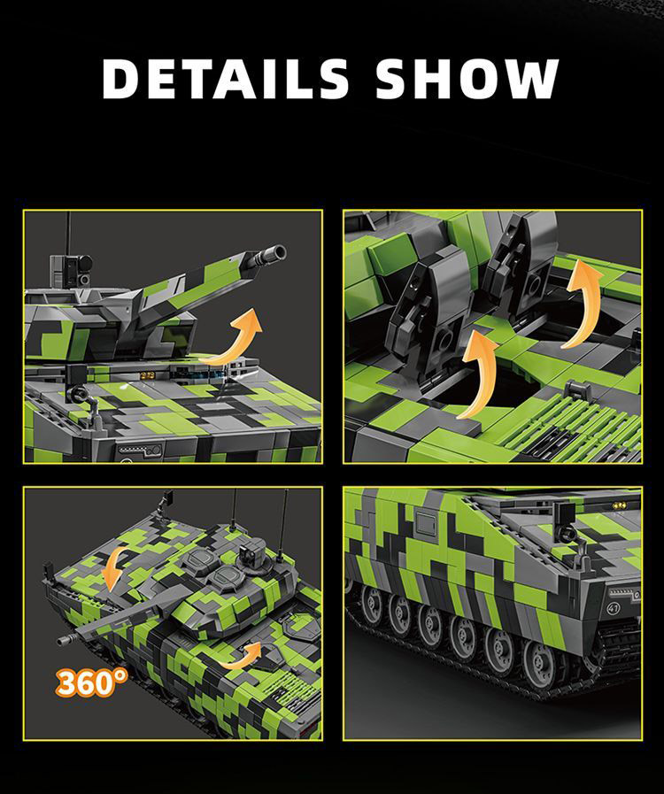 KF-41 LVNXIFV RC Tank Building Set 12GO 96011