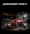 12GO 97022 Jagdpanzer TigerP WWII Tank Building Block Set