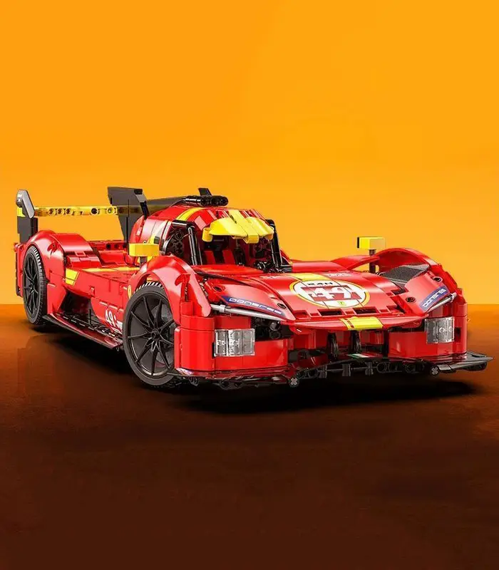 CaDA C63008 Remote Control 499P Hypercar Building Block Set - High Speed RC Endurance Race Car Model