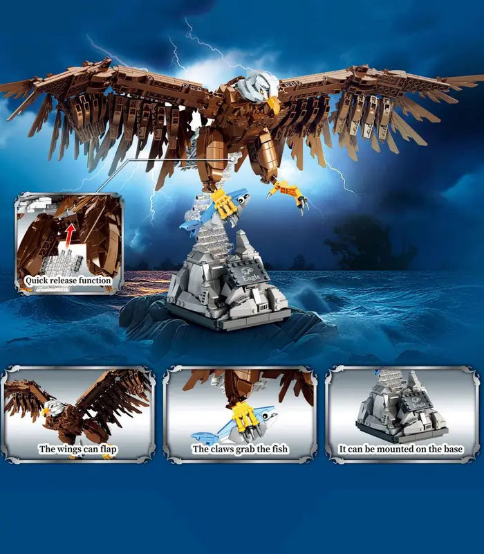 DK 7079 Bald Eagle Bricks Set