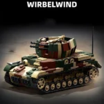 Flakpanzer IV Wirbelwind Building Block Set - WWII German Anti-Aircraft Tank