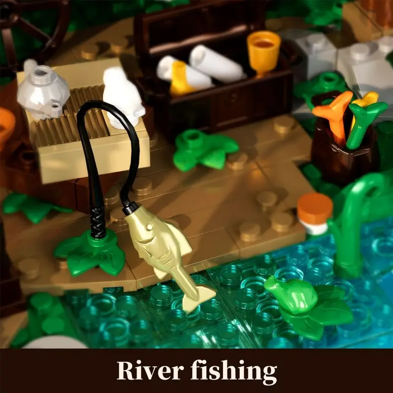 Iambrick 40213 Oathbound Eldengrove Camp Building Block Set