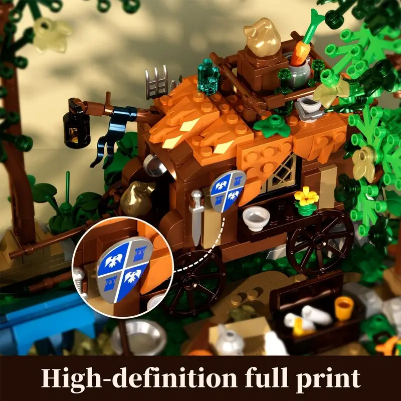 Iambrick 40213 Oathbound Eldengrove Camp Building Block Set