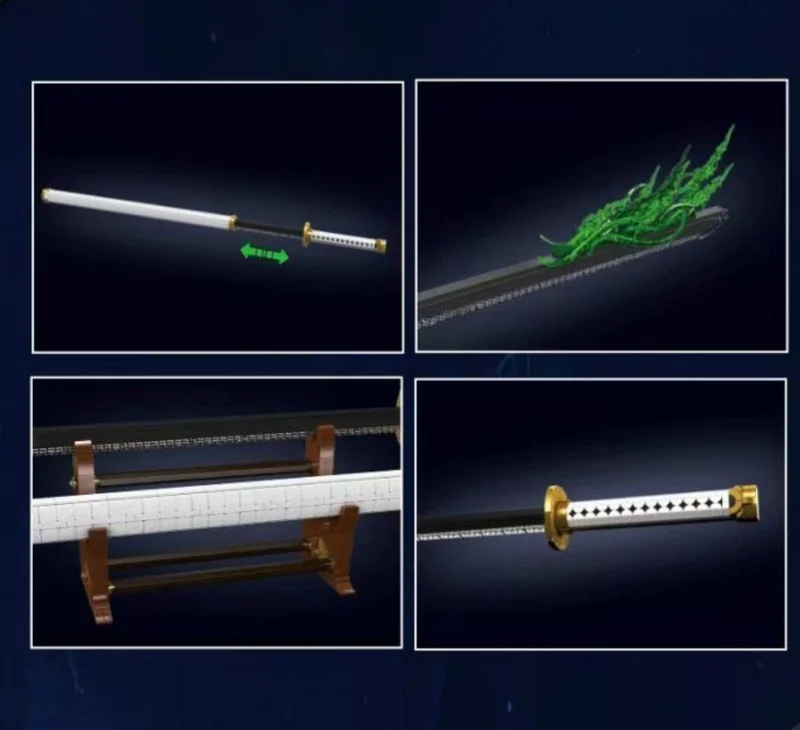 Zoro's Katanas Wado Ichimonji Building Block Set，One Piece bricks toys