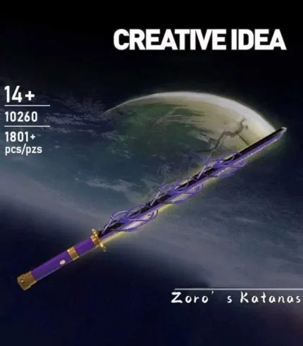 One Piece Zoro's katana, Yamato building block set with light