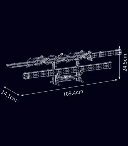 One Piece Zoro's katana, Yamato building block set with light