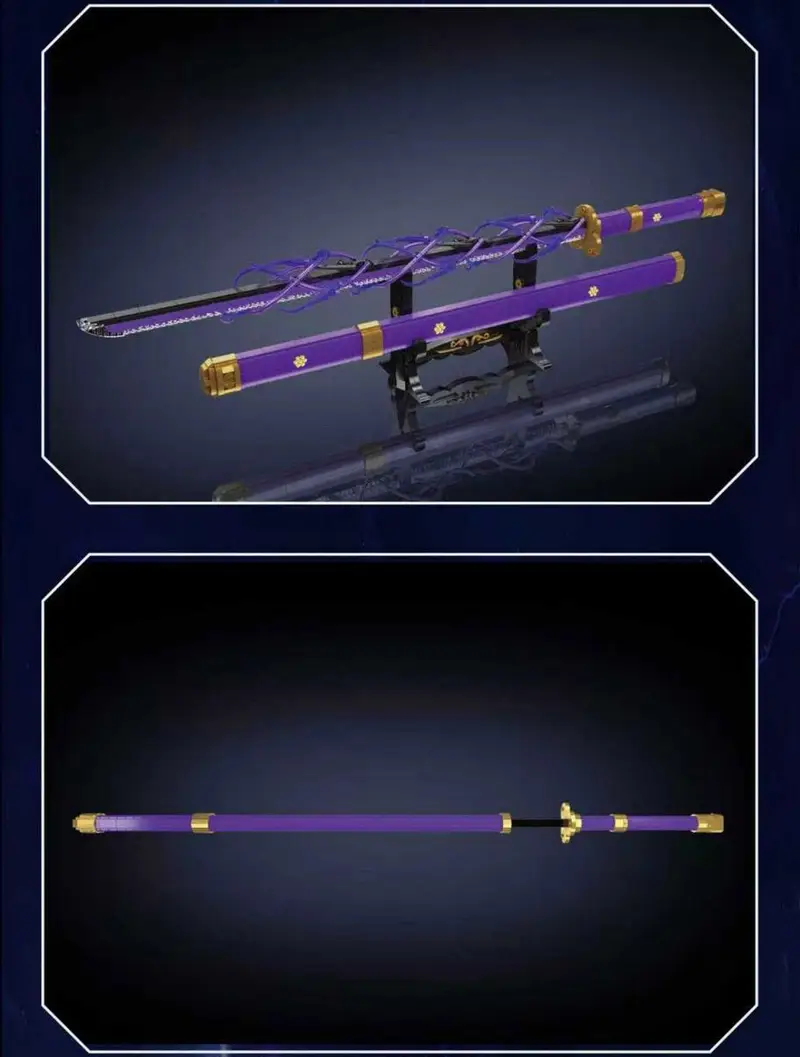 One Piece Zoro's katana, Yamato building block set with light