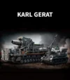 WW II Heavy Karl Mortar Building Block Set, Military Building Block Toy