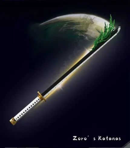 Zoro's Katanas Wado Ichimonji Building Block Set - 1674pcs 99.5cm One Piece Edition