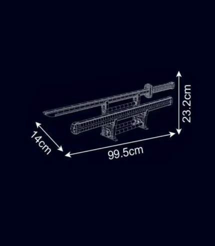 Zoro's Katanas Wado Ichimonji Building Block Set，One Piece bricks toys