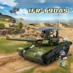 Modern T-90AS Tank Building Set - Tactical Desert Combat Model