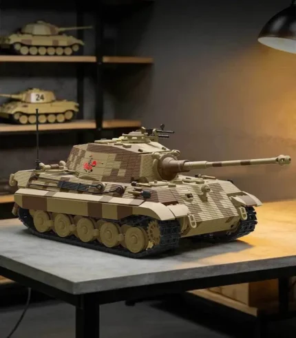 King Tiger II Building Block Set - Panzer VI Ausf. B Heavy Tank Model
