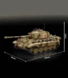 King Tiger II Building Block Set - Panzer VI Ausf. B Heavy Tank Model