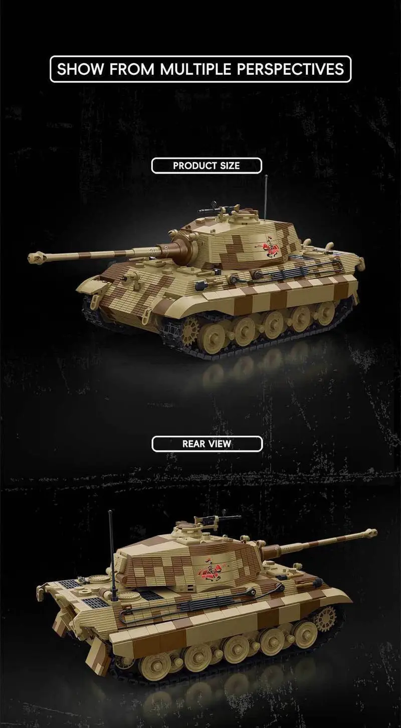 Panzer VI Ausf. B Tiger II (King Tiger) Heavy Tank Building Model
