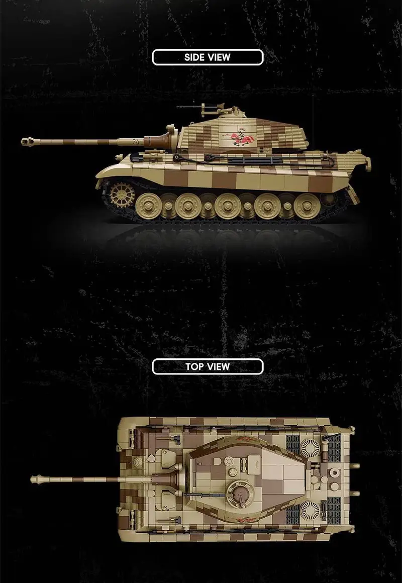 Panzer VI Ausf. B Tiger II (King Tiger) Heavy Tank Building Model