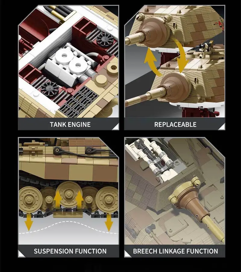 Panzer VI Ausf. B Tiger II (King Tiger) Heavy Tank Building Model
